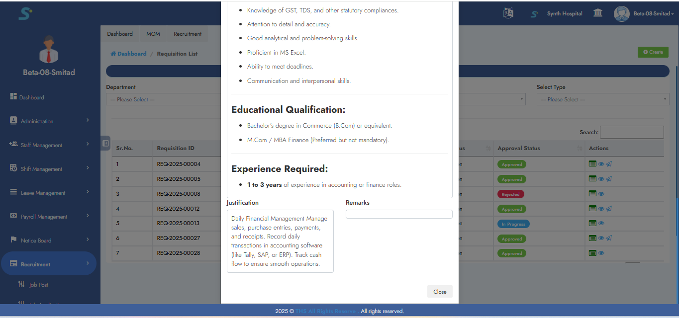 Justification and Remarks