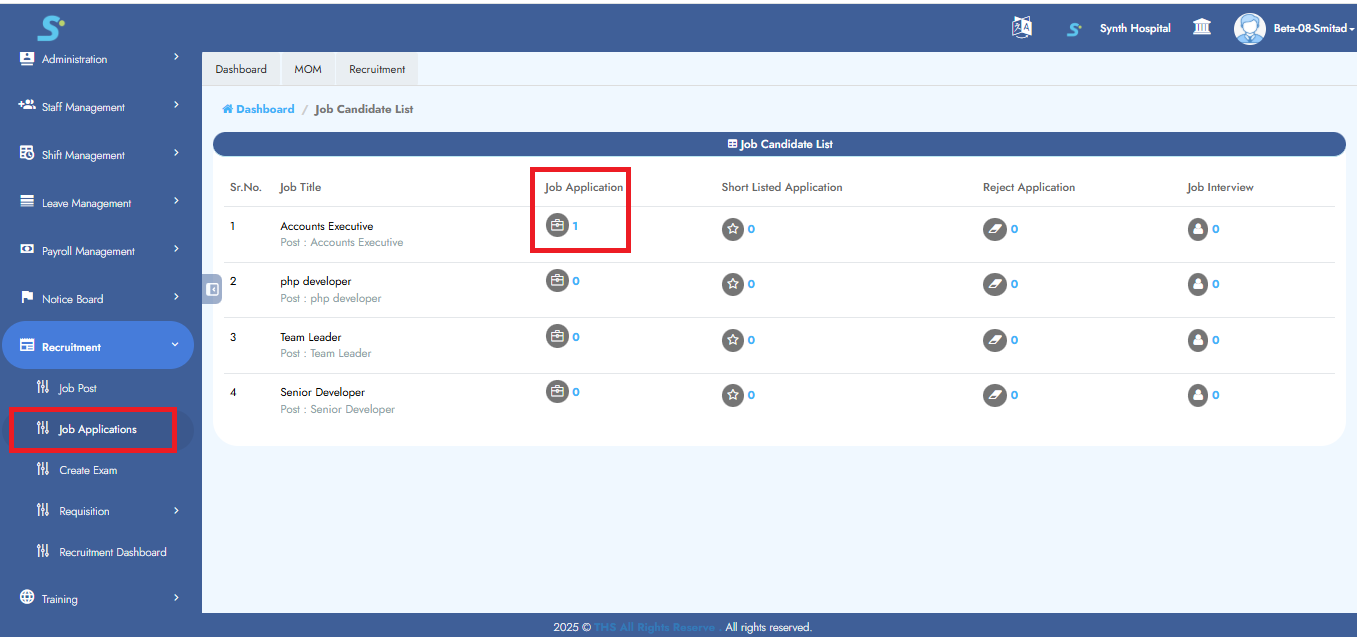 Job Application Tracking
