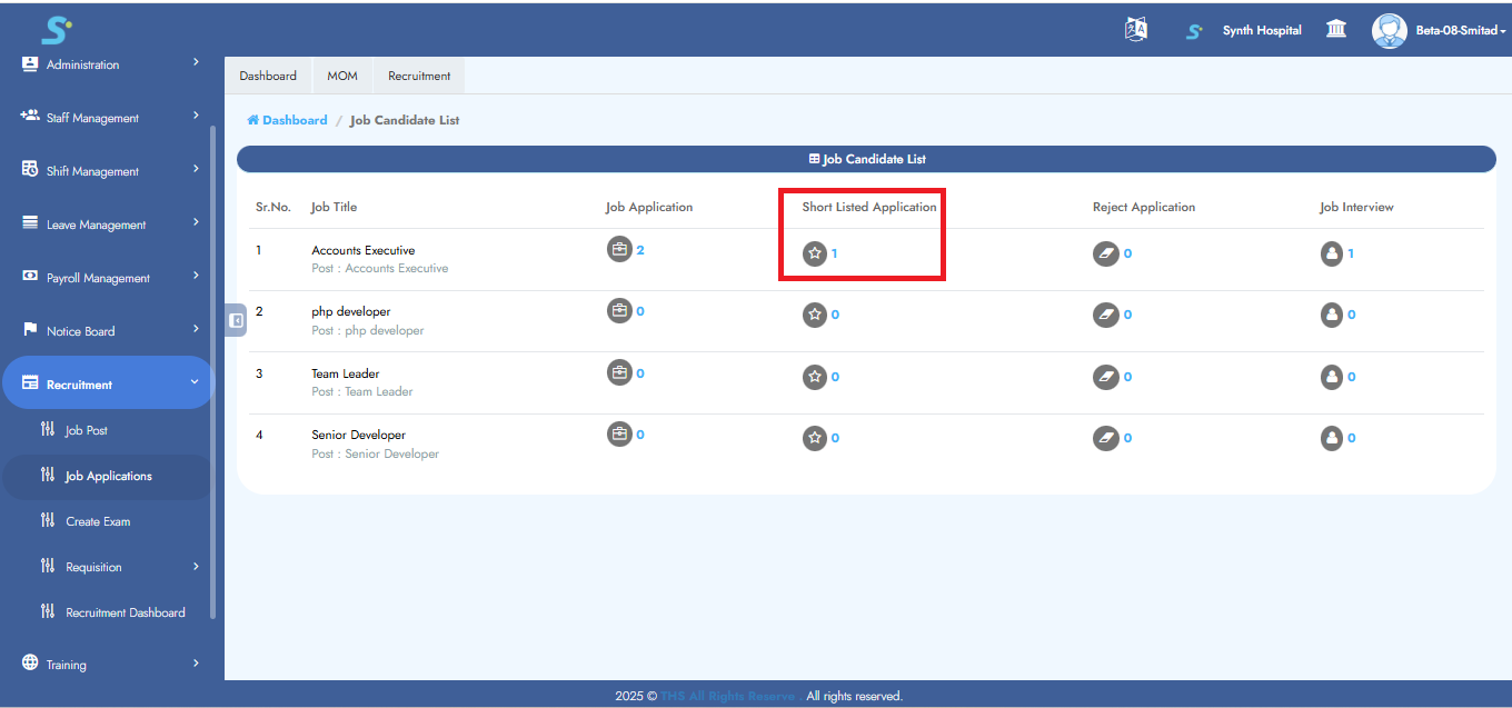 Job Application Tracking