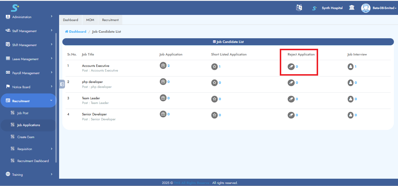 Job Application Tracking