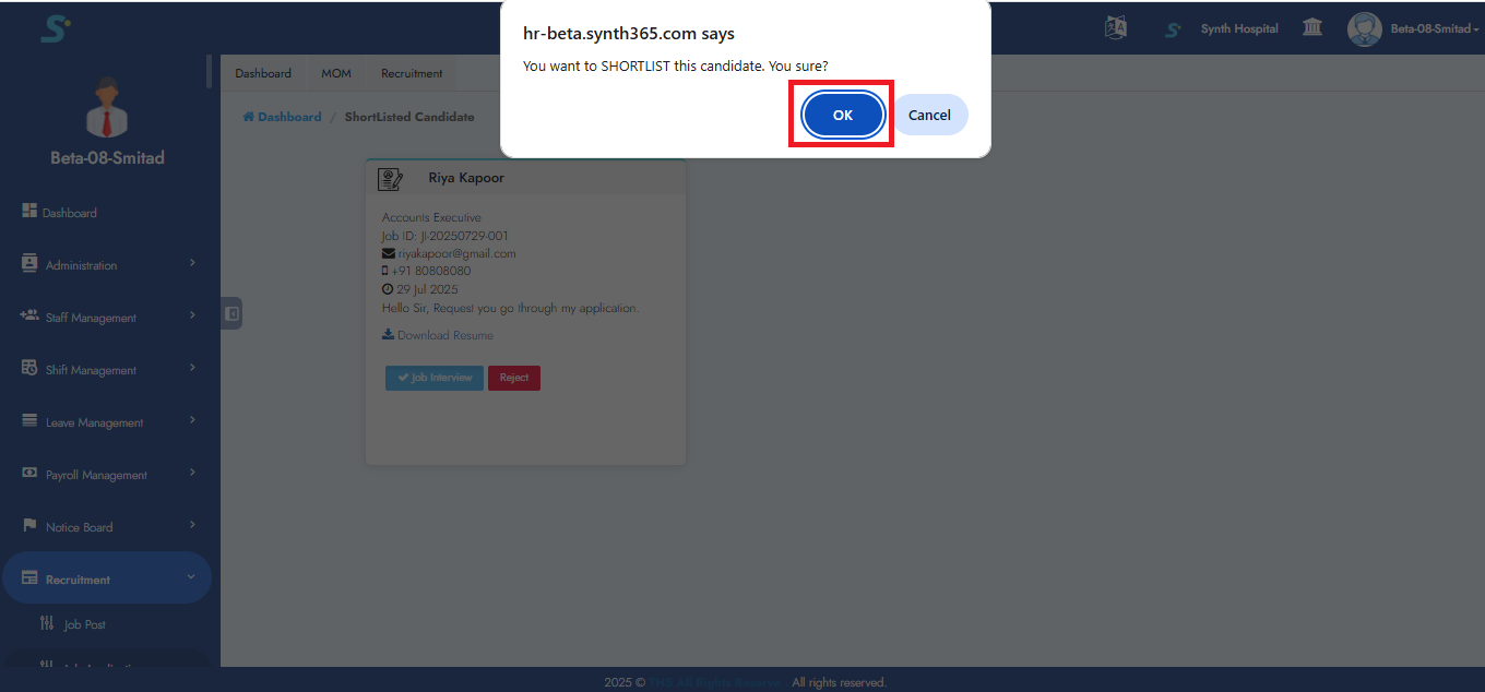 Job Application Tracking